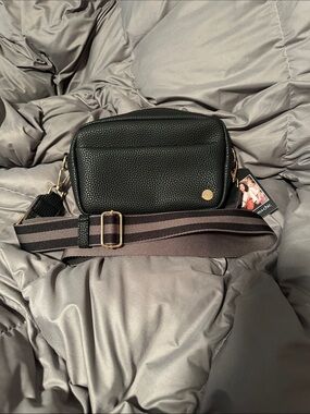 Willow Convertible Crossbody with Striped Webbing Strap